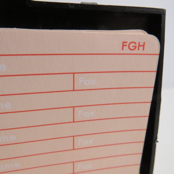 Phone Index Flip Up, Mechanical “Roll A Dex”, Dial a Number style address book - Picture 5 of 12